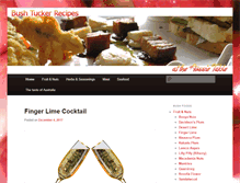 Tablet Screenshot of bushtuckerrecipes.com